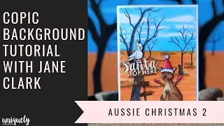 Fantastic Background Tutorial By Jane Clark with Copic Markers