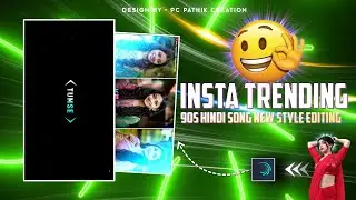 💫Instagram Trending 90s Hindi Song New Style Status Video Editing Alight Motion Video Editing 
