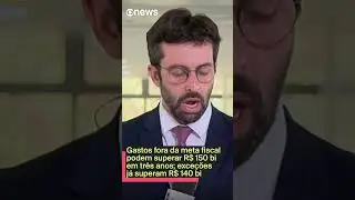 Gastos fora da meta fiscal podem superar R$ 150 bi em tr&ecirc;s anos; exce&ccedil;&otilde;es j&aacute; superam R$ 140 bi