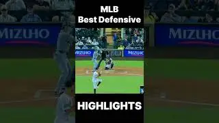 These Defensive Plays Are Insane #baseball #mlb #shorts