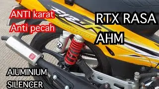 🟠UPGRADE‼️ knalpot f1zr RTX super premium || silencer aluminium model AHM