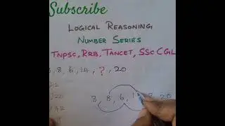 missing numbers in tamil/reasoning #shorts #missingnumbers #tnpsc #ssccgl #tancet