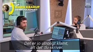 Marie Krarup vil ikke s&aelig;lge homo-sex til russerne | Tue og Tony | DR P3