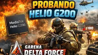 Test de rendimiento Helio G200 Garena delta force 👌