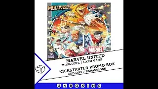 Marvel United: Multiverse Kickstarter Stretch Goal box Part 4 -- Heroes: Part 1