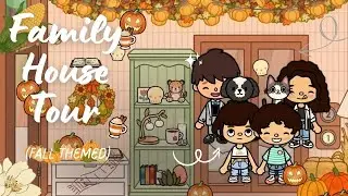 Family house tour || 🍂Fall theme🎃 || Toca Boca