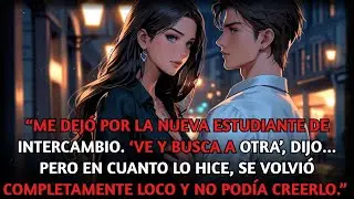 Me dejó por la nueva estudiante de intercambio. ‘Ve y busca a otra’, dijo… se volvió loco al verla.