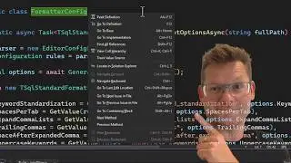 Use the hidden navigation menu in Visual Studio