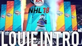 NHL 18 Threes Gameplay: Louie (Blues Mascot) Intro