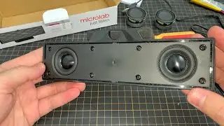 Teardown Microlab B51 - Disassemby and replace super bass speaker 1.5 inch 5 watt