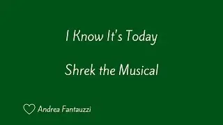 I Know It's Today  - Andrea Fantauzzi