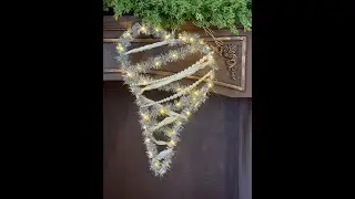 A DIY Light Up Heart Using A Wire Hanger