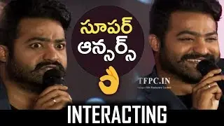 Jr NTR Superb Answers To Media Questions @ Bigg Boss Press Meet | Jr NTR Interacting With Media