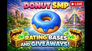 Rating bases and giveaways on the DONUT SMP