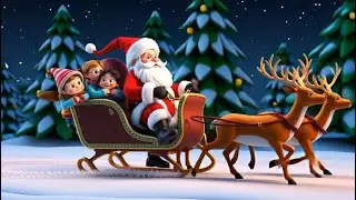 Jingle Bells Jingle Bells– Fun 3D Cartoon Christmas Song for Kids ✨🎄🎄✨#JingleBells  #SantaClaus
