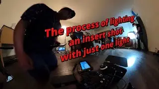 Lighting an insert shot with one light #cinematography #filmmaking #bts #behindthescenes #cinema