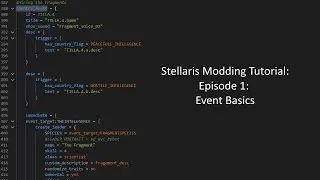 Stellaris Events Modding 1: Event Basics