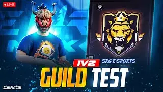 🔴[Live] Hardest Guild Test is Back👽SRG E-SPORTS🔥Free Fire Live !! #shortslive #guildtest #fflive