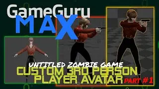 Custom 3rd Person Player Avatar - Game Guru Max - Part1 - Copy MIXIMO animations and export charater