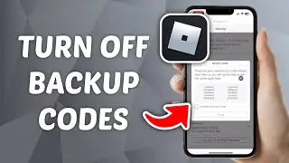 How to Turn Off Back Up Codes in Roblox