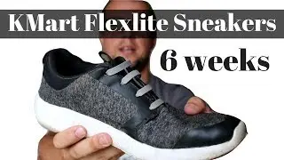 Review: (6 weeks) KMart Flexlite sneakers