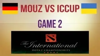 Mouz vs ICCup g.2 Round 1 Winners Semifinal TI3 Western Qualifier (feat. NS, Smile)