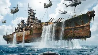 Unbelievable Deep Sea Salvage: Raising the Giant USS Missouri Battleship Restoration Mega Projects
