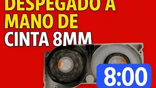 Cinta Pegada por Humedad y Severamente Dañada – Despegado Manual y Rescate Parcial del Video