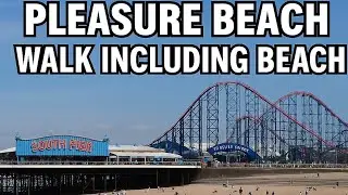 South Pier Blackpool Pleasure Beach Walk Part 3