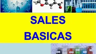 SALES BASICAS (Ecuaciones, formulas y nombres)