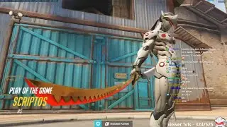Overwatch Necros The Most Dominant Genji Gameplay Ever With 65 Elims!