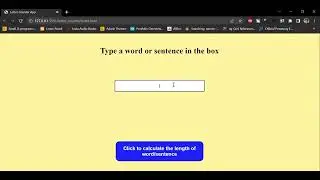 Word Counter | JavaScript Project #2