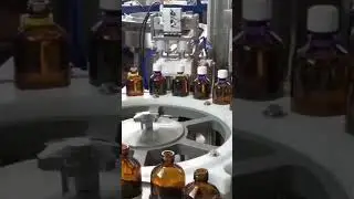 100ml, 250ml anaesthetic filling capping machine, servoflurane filler capper equipment #reliance