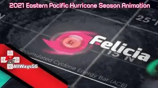 2021 Eastern Pacific Hurricane Season Animation