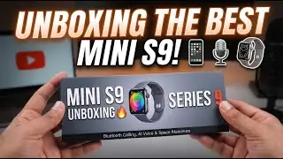 Mini S9 Series 9 Smartwatch Unboxing 🔥 Bluetooth Calling, AI Voice & Space Aluminum