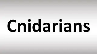 How to Pronounce Cnidarians