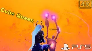 Fortnite Cube Queen - Defeat Monster Boss - Fortnitemares 2021 | 4K - PS5