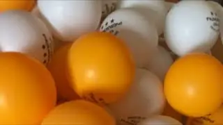 Dad and Milana are on the air - we throw balls and play! Day 23