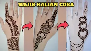 Tutorial Top 3 henna simple dan cantik | wajib dicoba para hennaart pemula