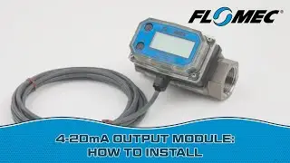 FLOMEC&reg; 4-20mA Output Module: How to Install