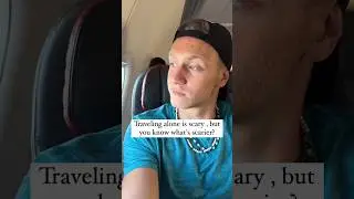 Is Traveling alone Scary?! 🧐 #travel #travelvlog #traveltheworld #solotravel #travelcheap