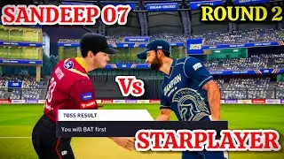 SANDEEP 07 vs STARPLAYER | FULL MATCH UNCUT | Dream Cricket 25 Rank Push 🔥 | DC25 Ranked Gameplay