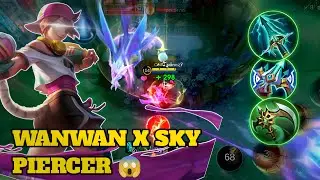 AKHIRNYA, SETELAH SEKIAN ABAD😂 GW MAIN WANWAN LAGI‼️X BUILD TERBARU⁉️ YA SKY PIERCER -Mobile legends