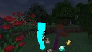 Minecraft but hostile mobs drop OP items