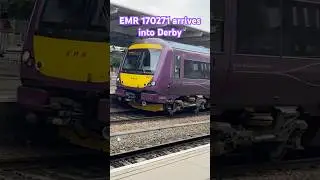 EMR 170271 arrives into Derby. #class170 #emr #train #railway #trainspotting #derby #railfan  #rail