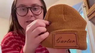Custom Baby Beanies &ndash; Toddler, Kids & Adult Winter Knit Hats with Leather Patch