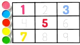 Learn to Draw and Count 1- 9 | Fun and Easy for Kids!