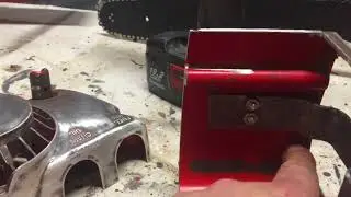 Evil dead chainsaw tutorial 3.  How to build the bar and gear support