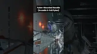 Pylon-Mounted Nacelle (Arcadia S-Foil Pylon) | NMS Corvette Sections Build #nomanssky