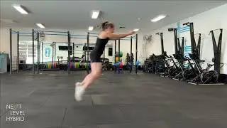 Burpee broad jump jump up technique